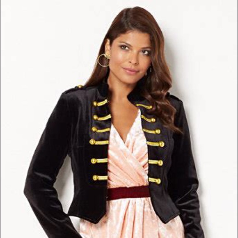 NY&Co Eva Mendes Krysta Military Jacket  Size M